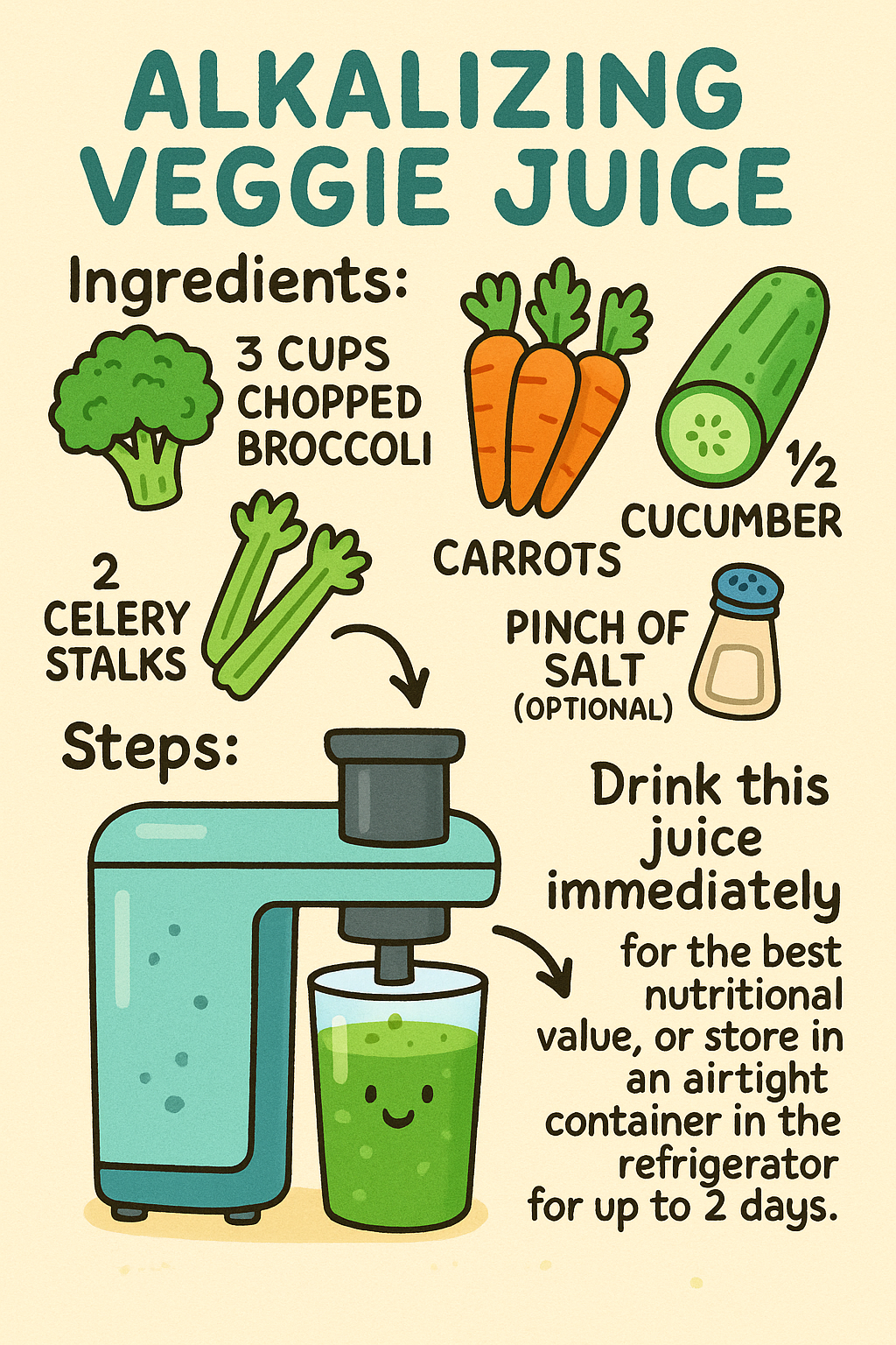 Alkalizing Veggie Juice