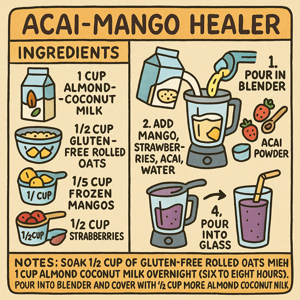 The Acai-Mango Healer