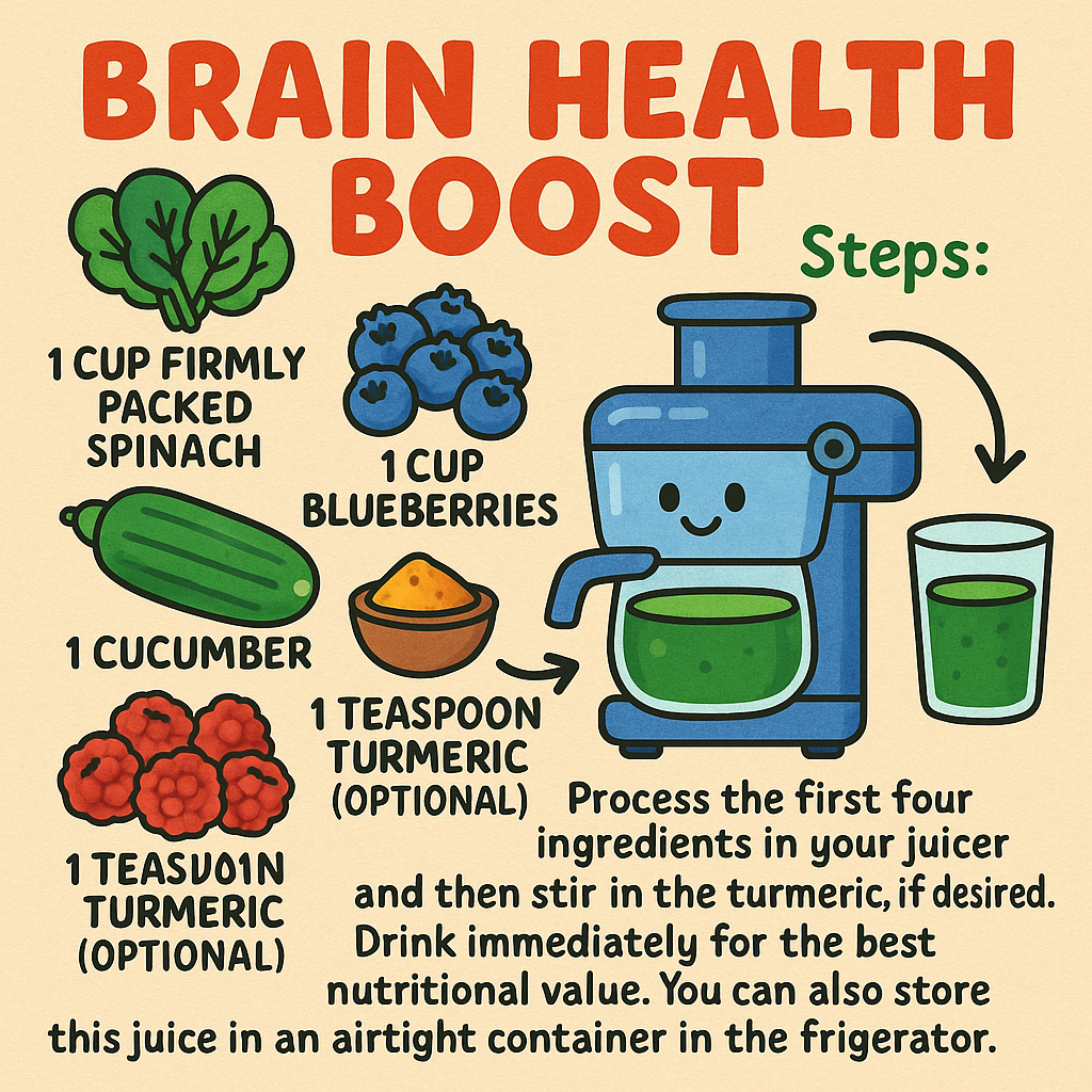 Brain Health Boost Juice: A Guide to Nourishing Your Mind