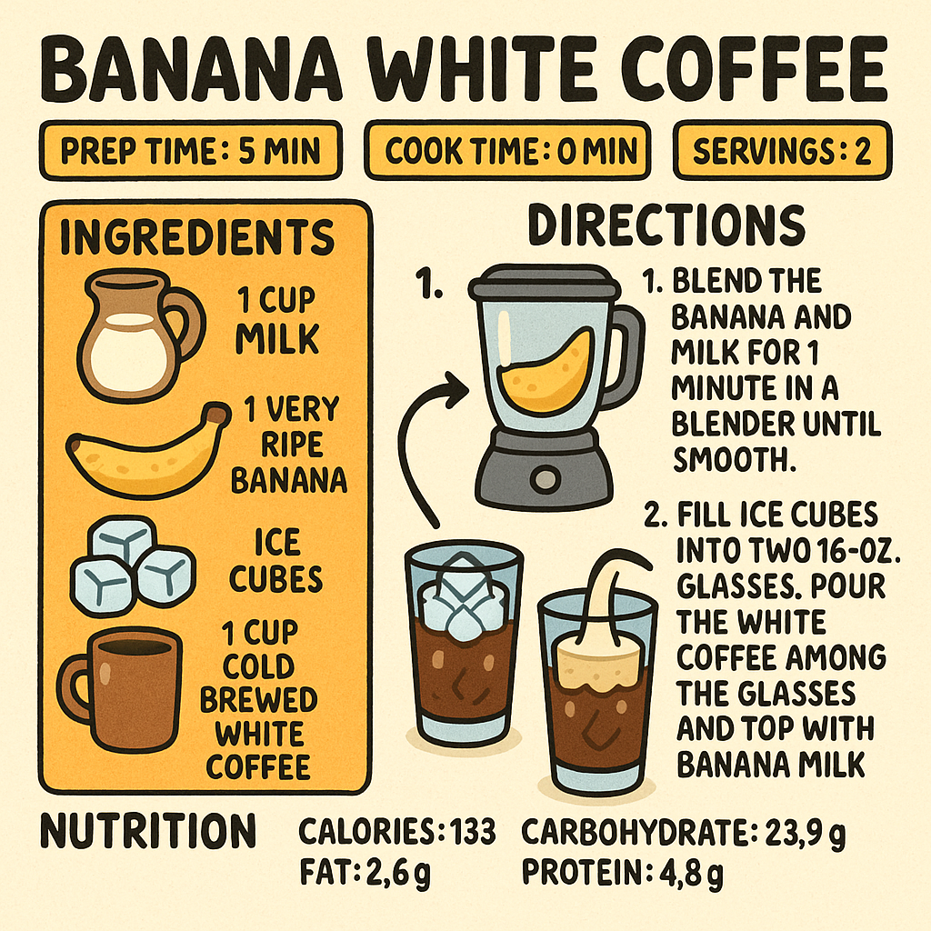 BANANA WHITE COFFEE