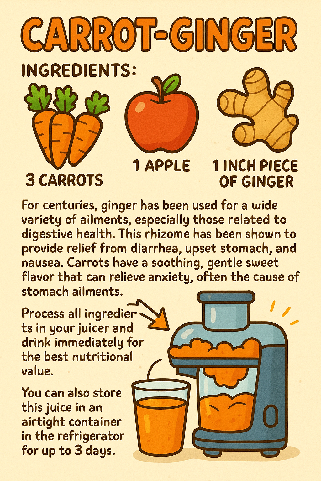 Carrot-Ginger Juice