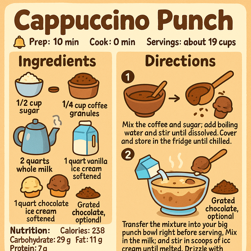 Cappuccino Punch