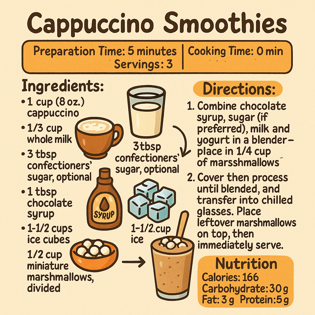 Cappuccino Smoothies