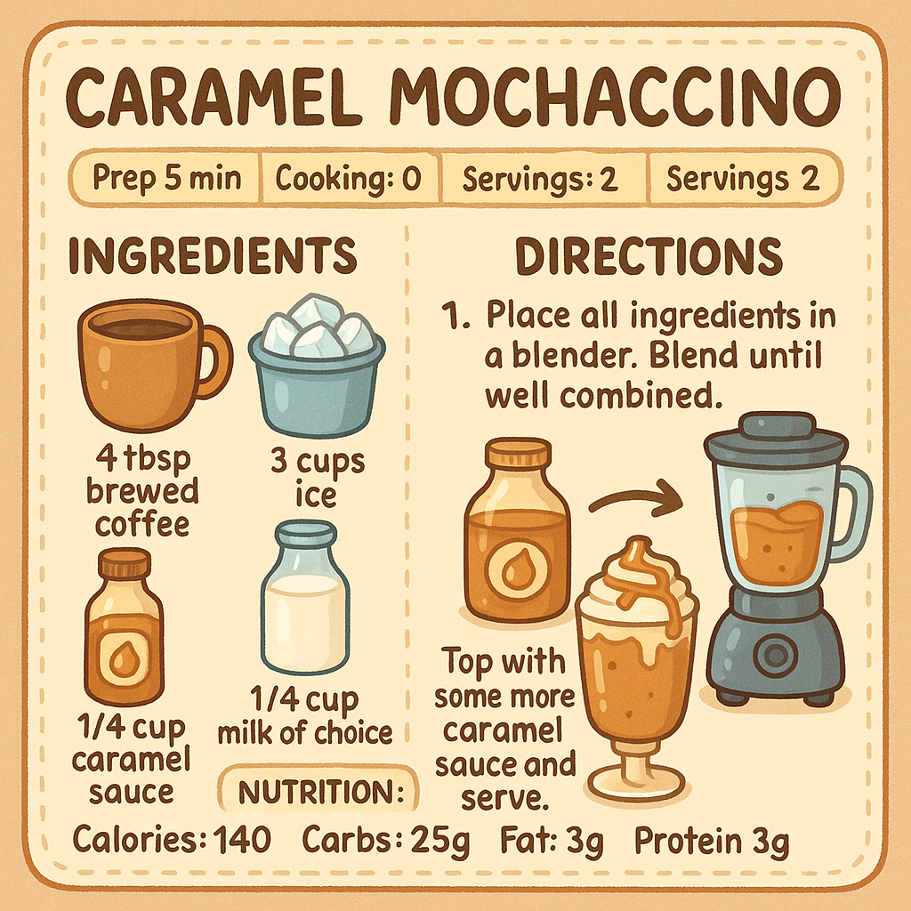 Caramel Mochaccino Recipe & Coffee Lover's Guide