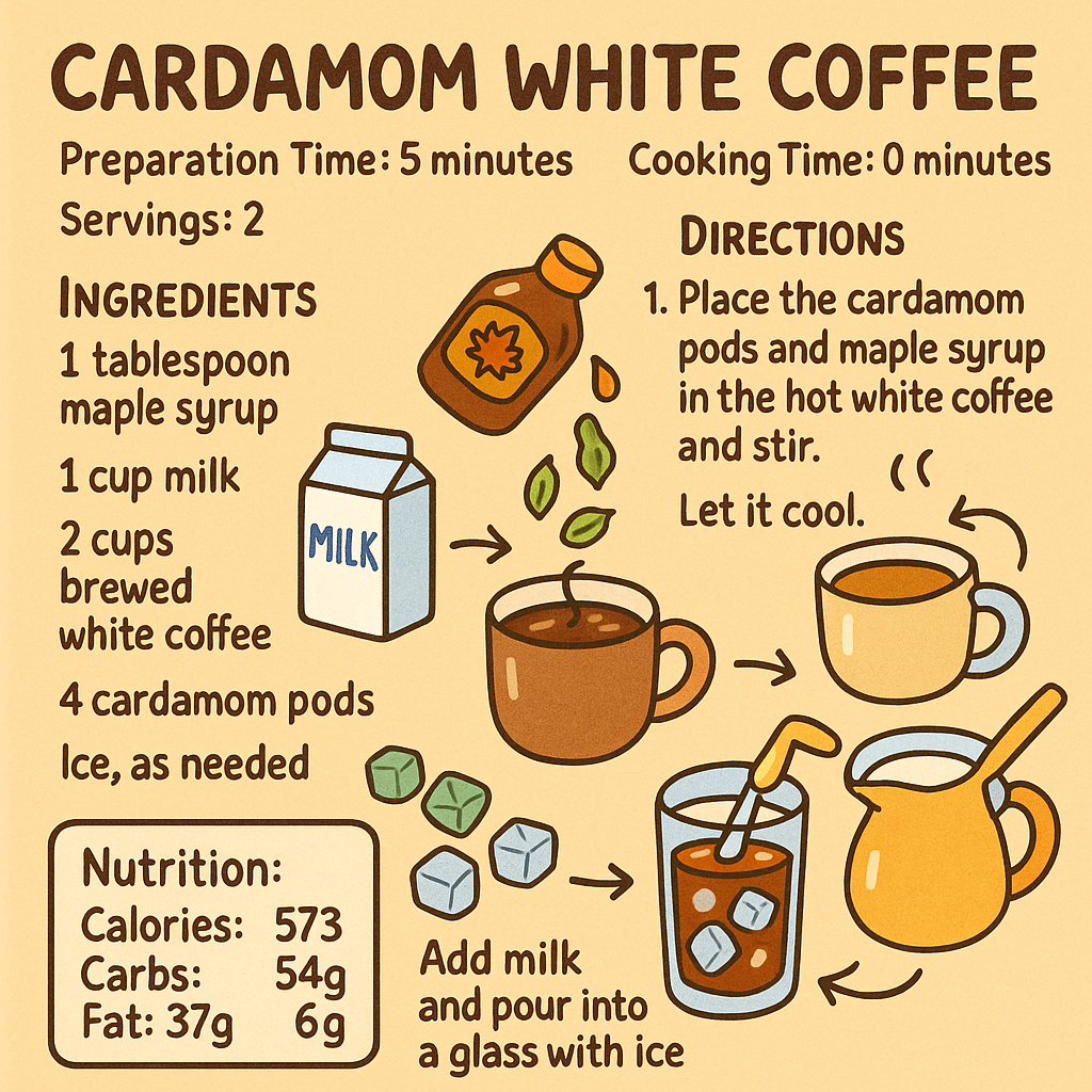 Cardamom White Coffee