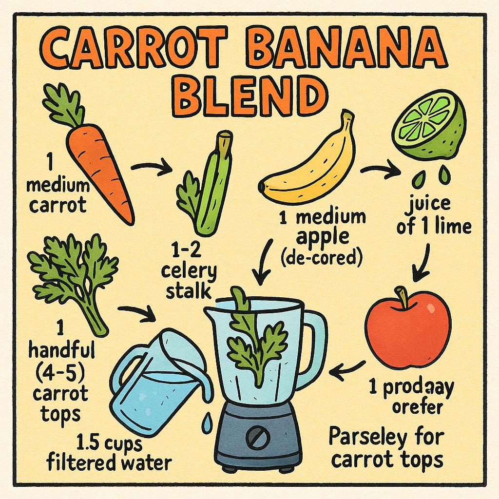 Vibrant Roots: Elevating Your Wellness with the Ultimate Carrot Banana Blend