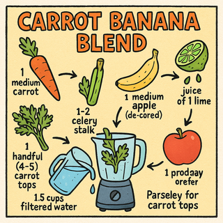 Vibrant Roots: Elevating Your Wellness with the Ultimate Carrot Banana Blend