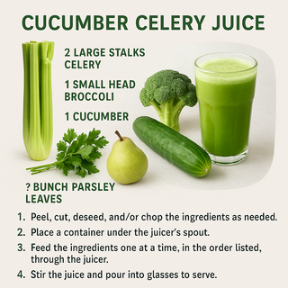Cucumber Celery Green Juice