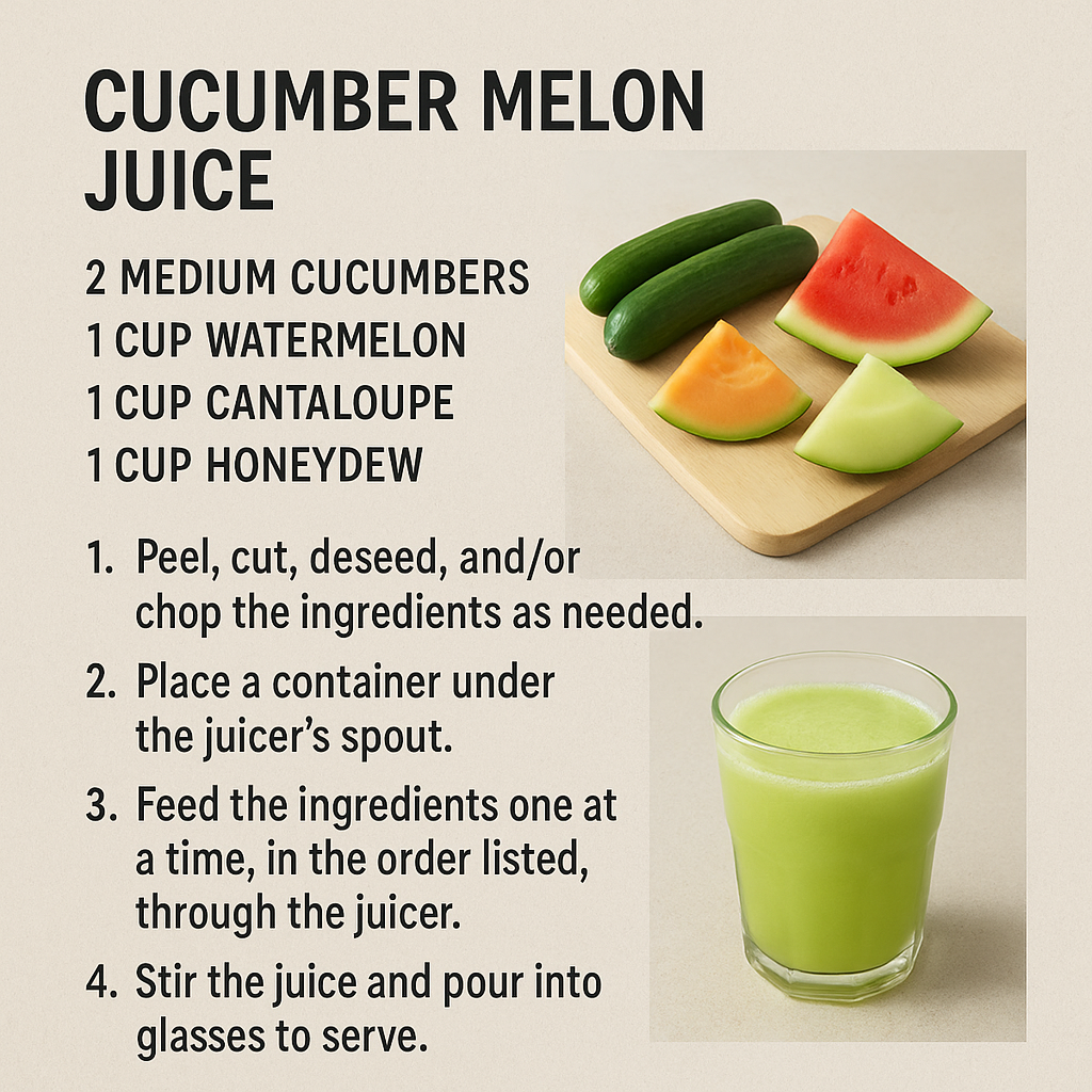 Cucumber Melon Juice