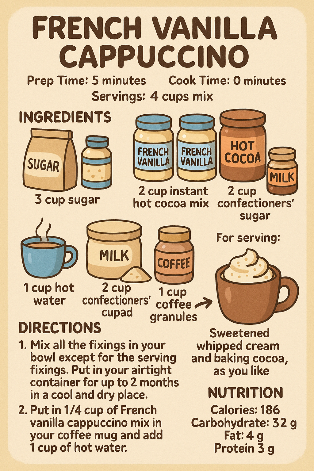 French Vanilla Cappuccino