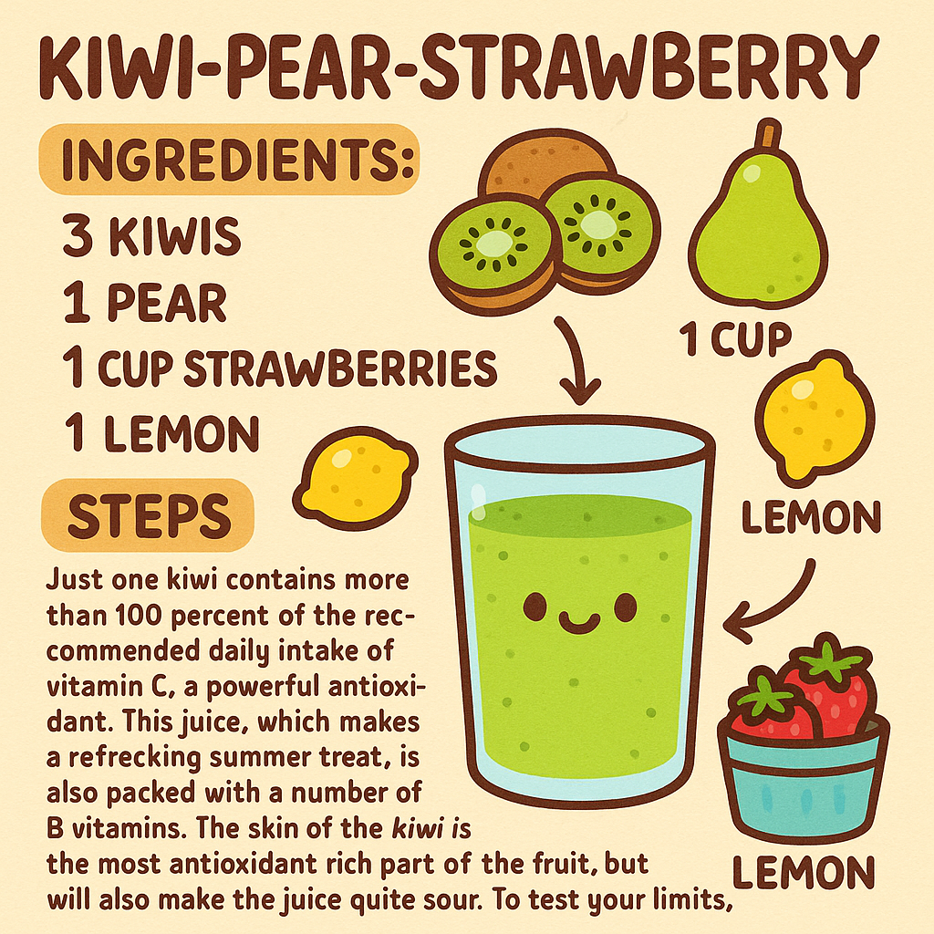 Kiwi-Pear-Strawberry