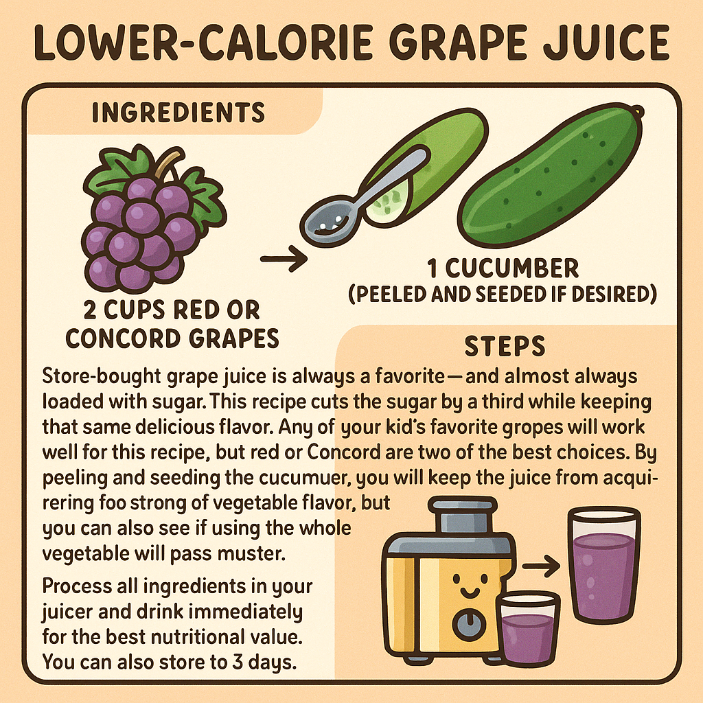 Discover a Refreshing Lower-Calorie Grape Juice