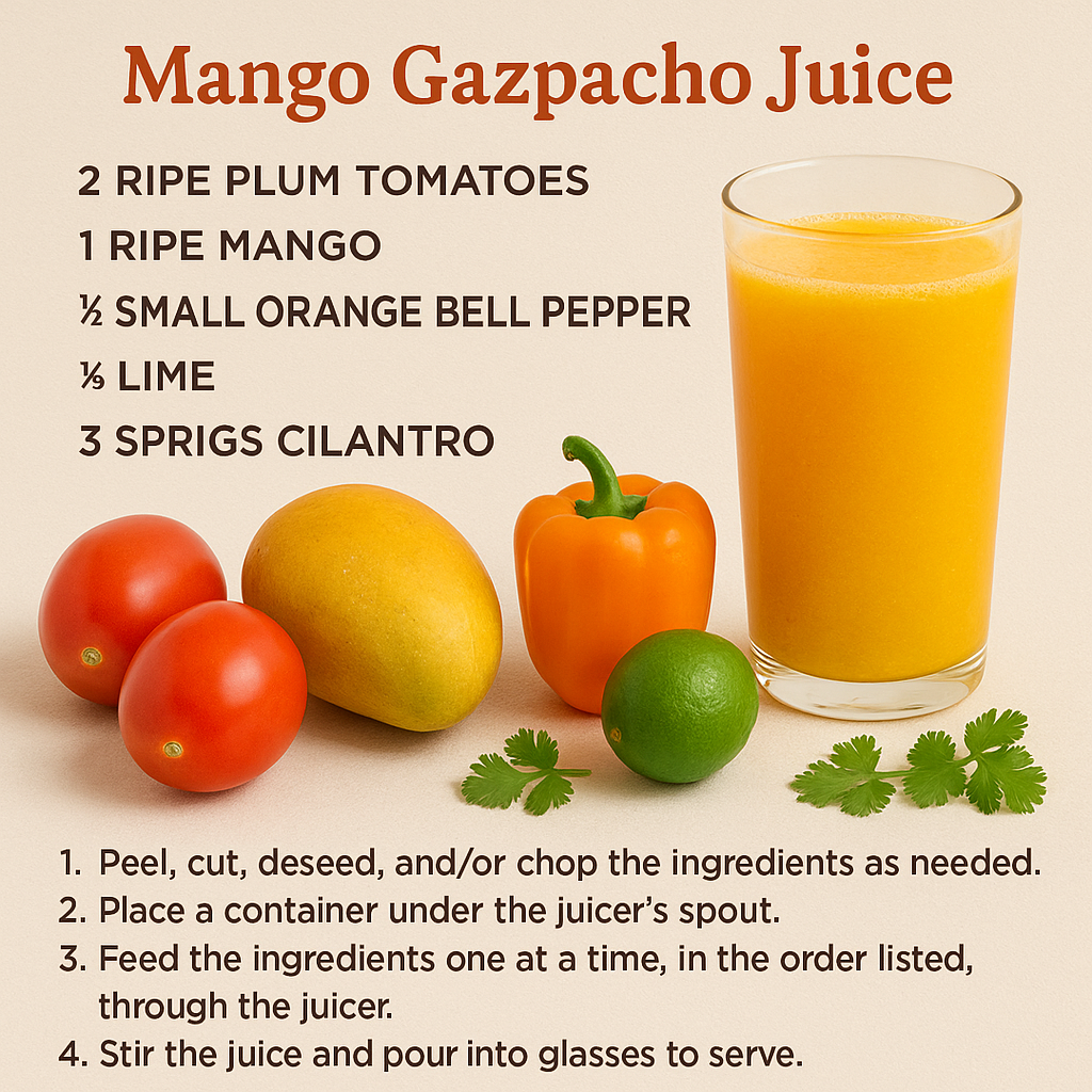Mango Gazpacho Juice