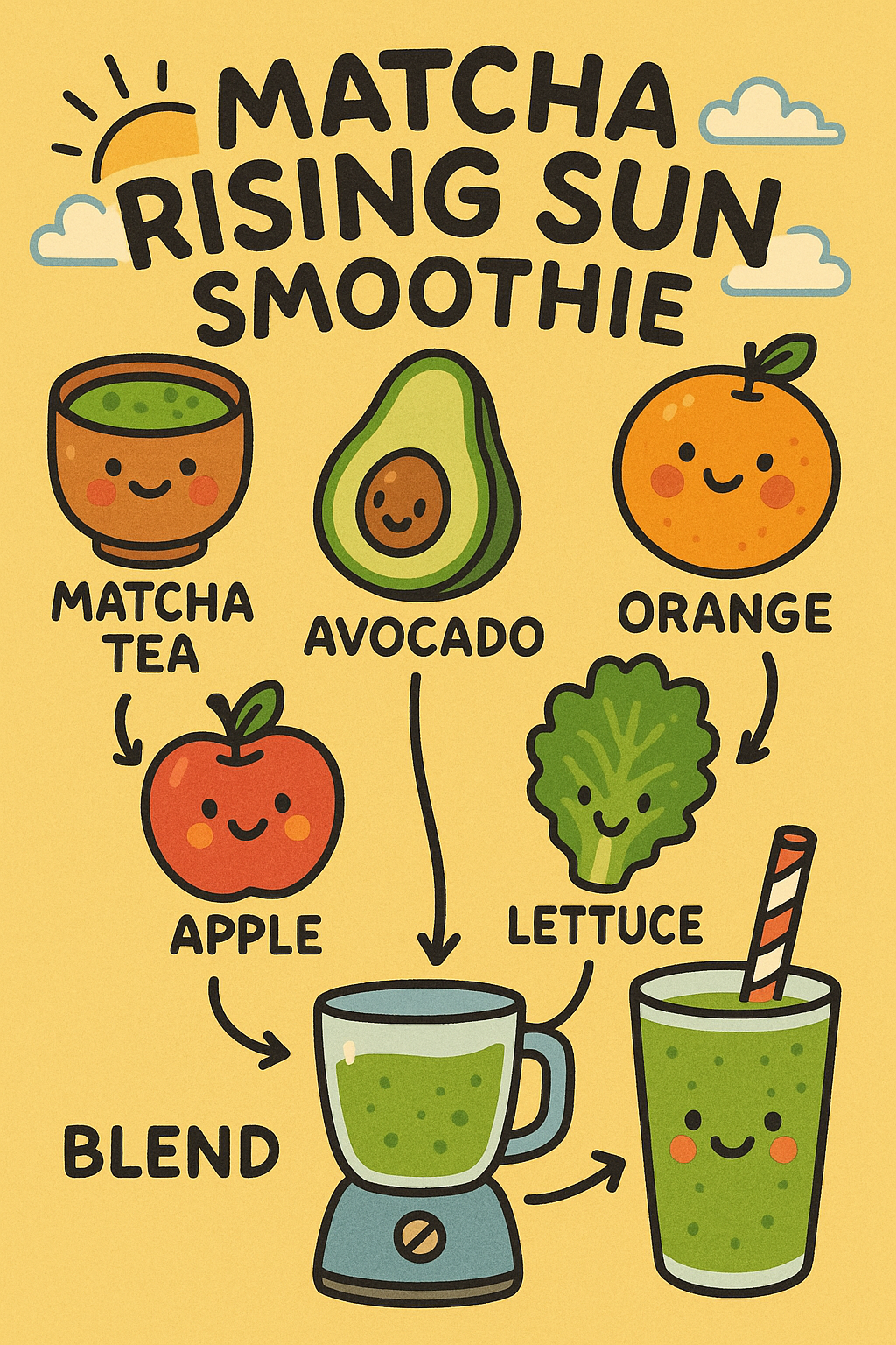 Matcha Rising Sun