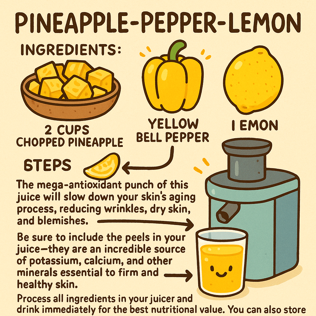 Pineapple-Pepper-Lemon Juice