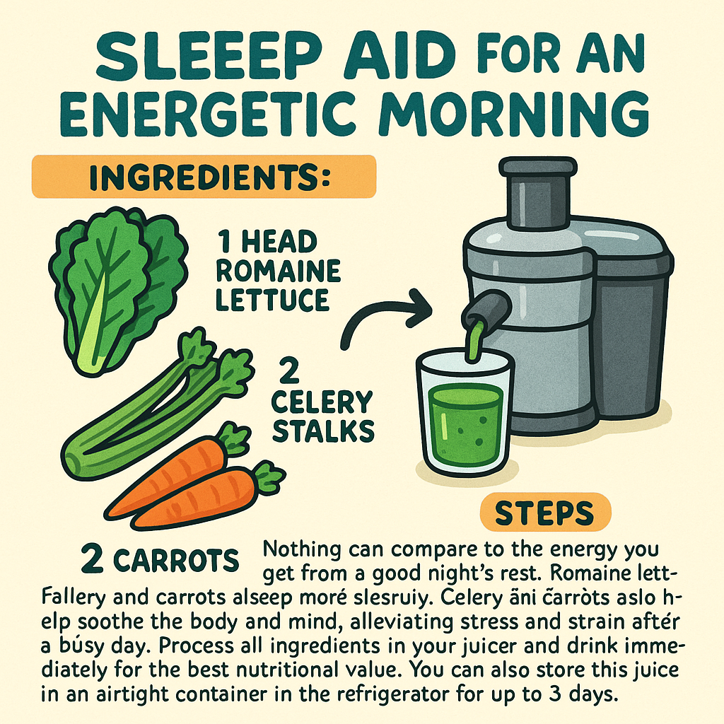 A Natural Sleep Aid Juice