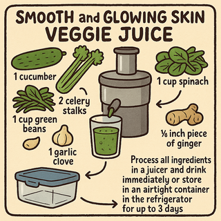 Smooth and Glowing Skin Vegetable Juice – The Science Behind the Recipe