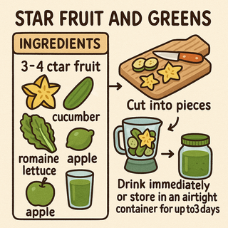 Star Fruit and Greens