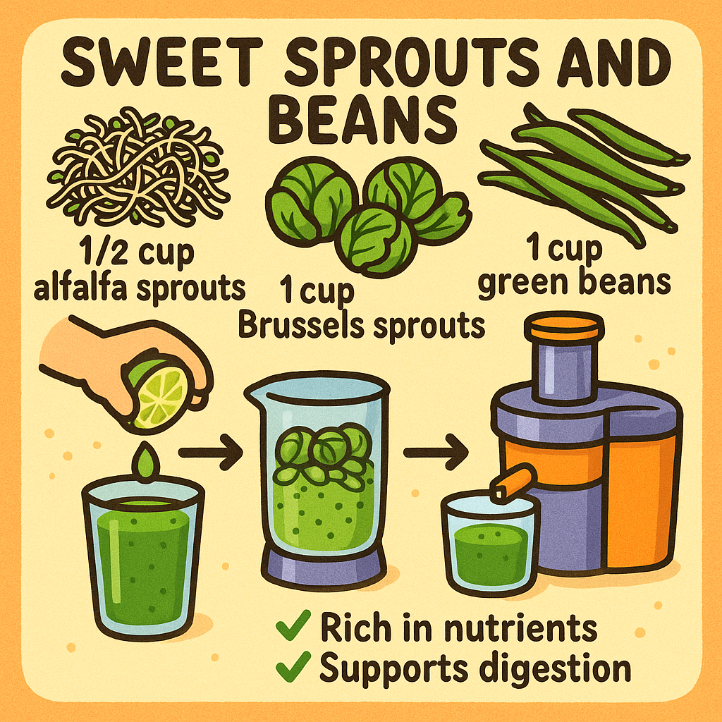 Sweet Sprouts and Beans Juice