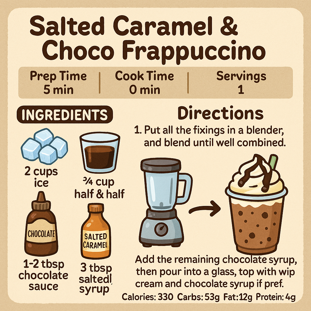 Salted Caramel & Choco Frappuccino