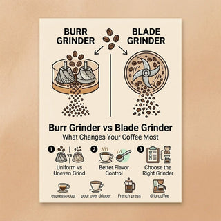 burr grinder vs blade grinder coffee comparison cover