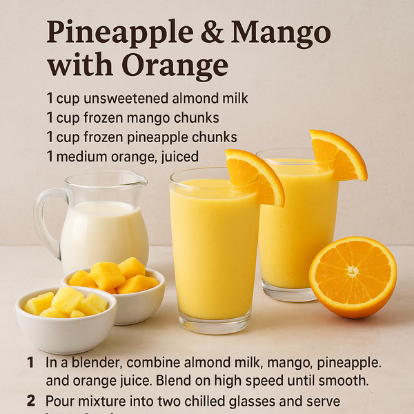 Pineapple & Mango with Orange