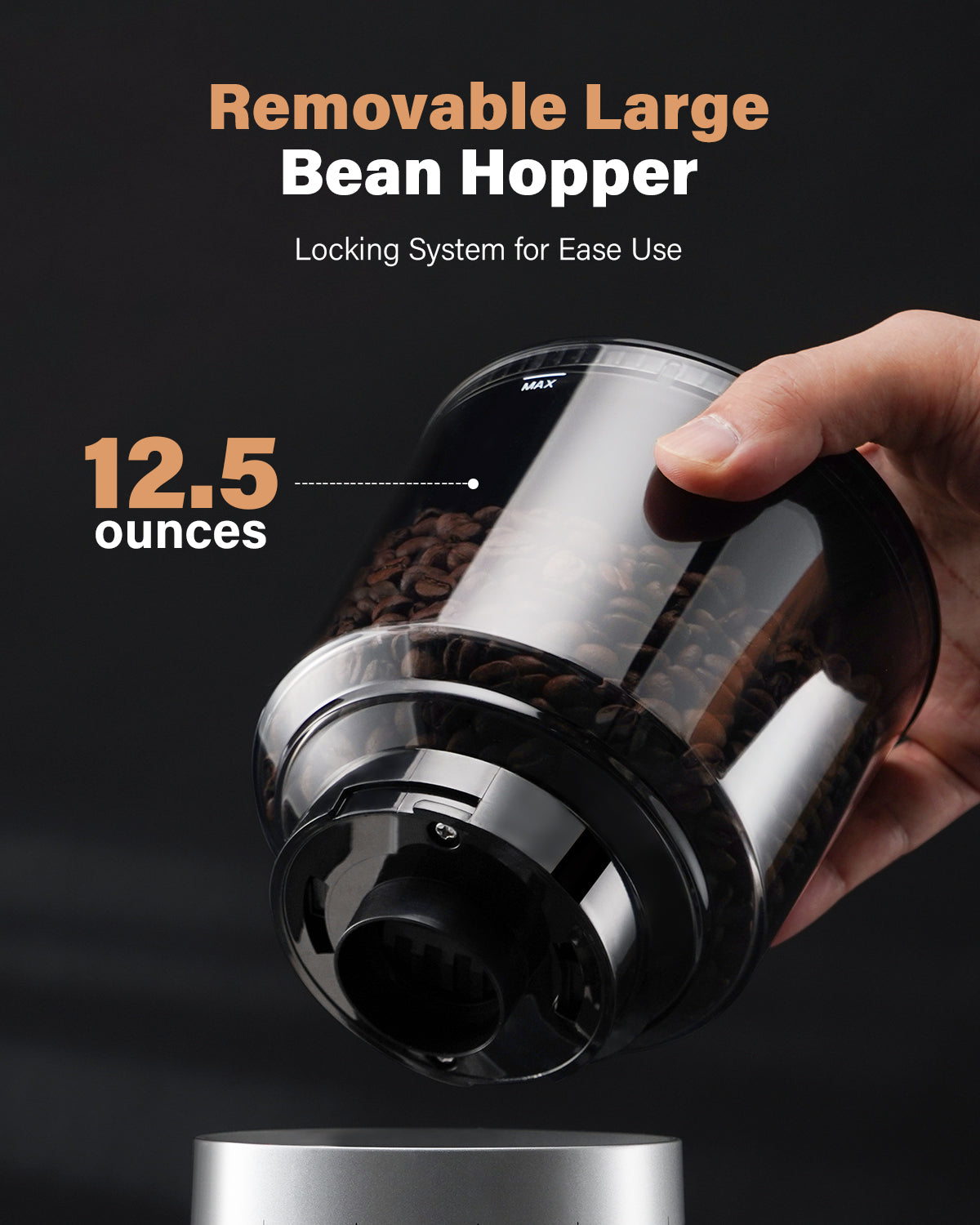 SHARDOR® Burr Coffee Grinder with 51 Precise Settings