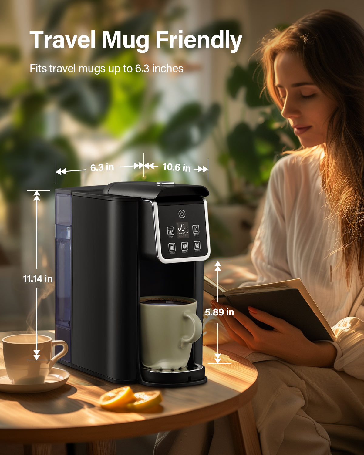 SHARDOR® K Cup Pods Coffee Maker Black