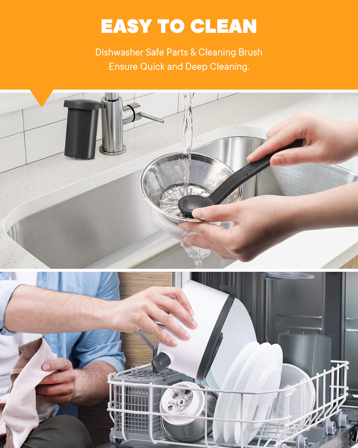 GDOR 800W Juicer Machine with 3 Wide Feed Chute