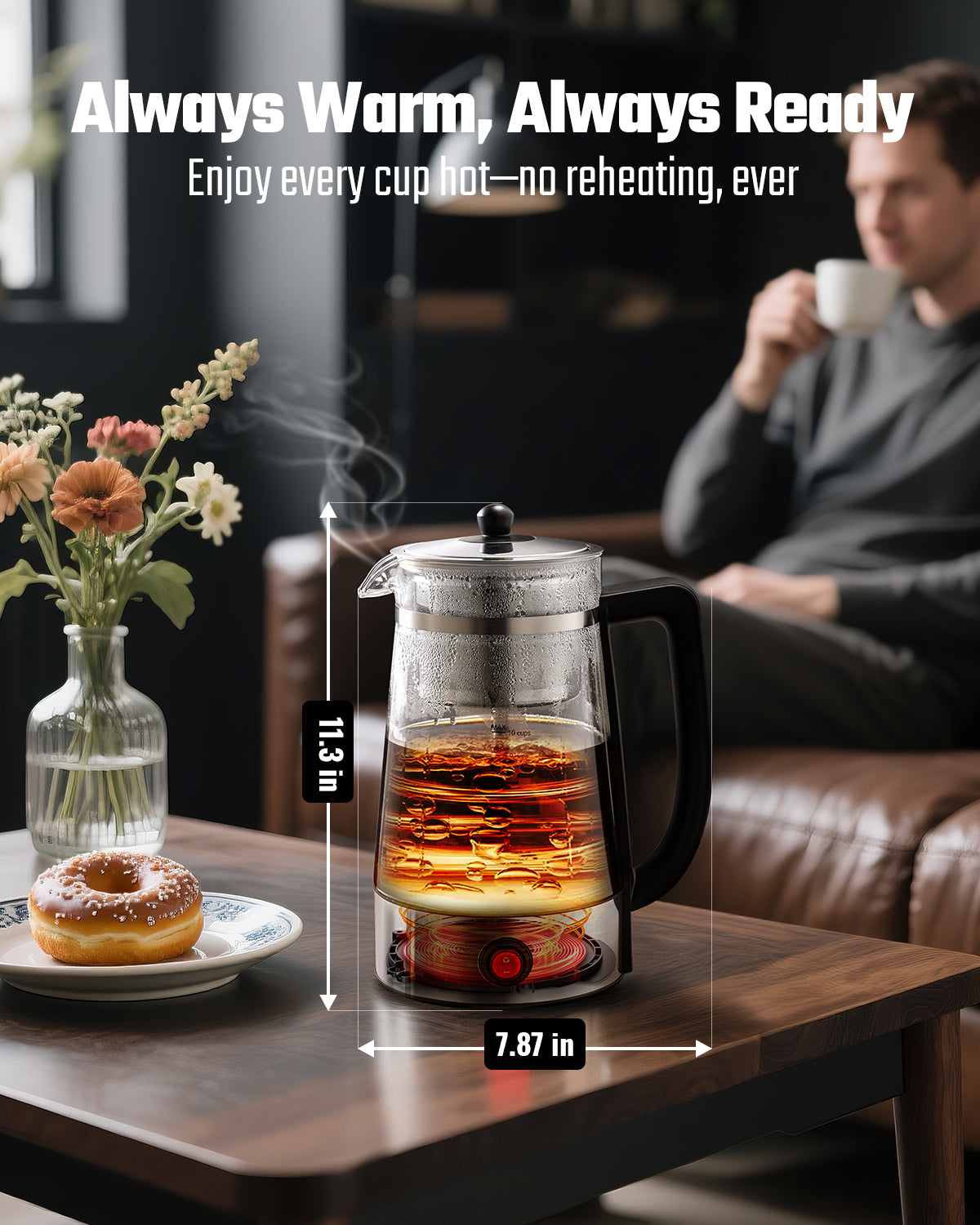 Percolator Coffee Pot Electric Coffee Maker