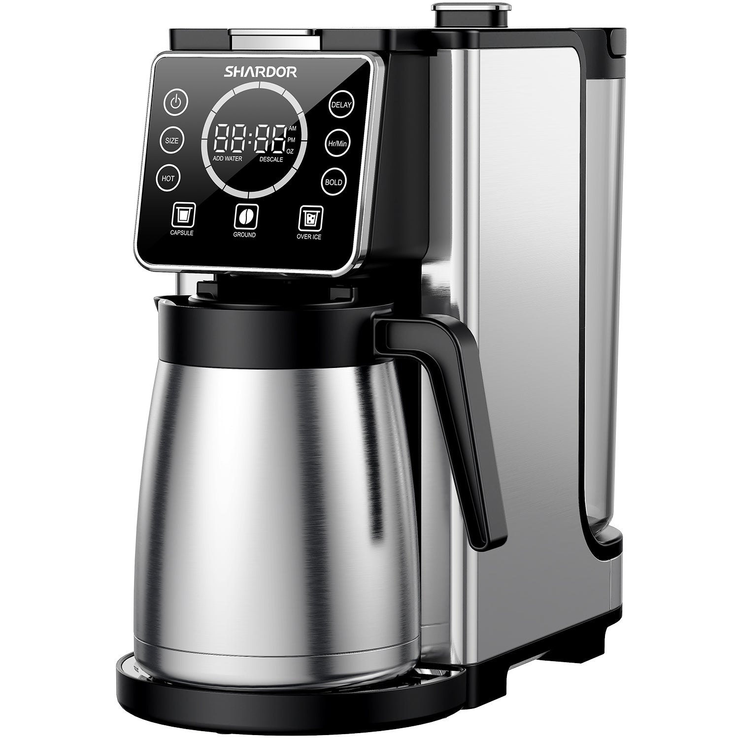 SHARDOR Single Serve & Çarafe Coffee Maker Black