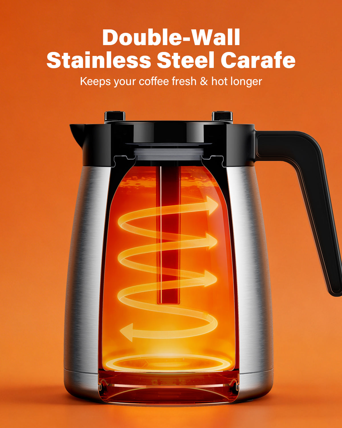 SHIARDOR Programmable Single Serve & Carafe Coffee Maker