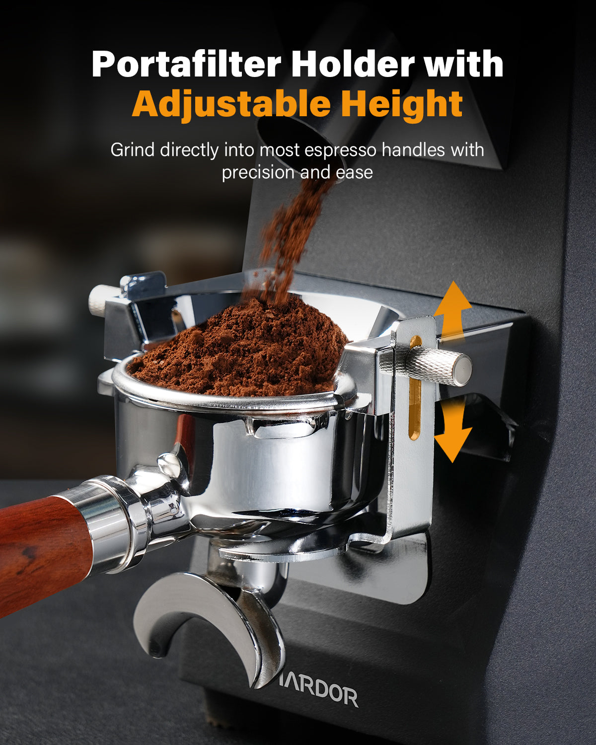 SHARDOR® Coffee Burr Grinder Professional with 100 Grind Settings Die-Cast Aluminum Housing