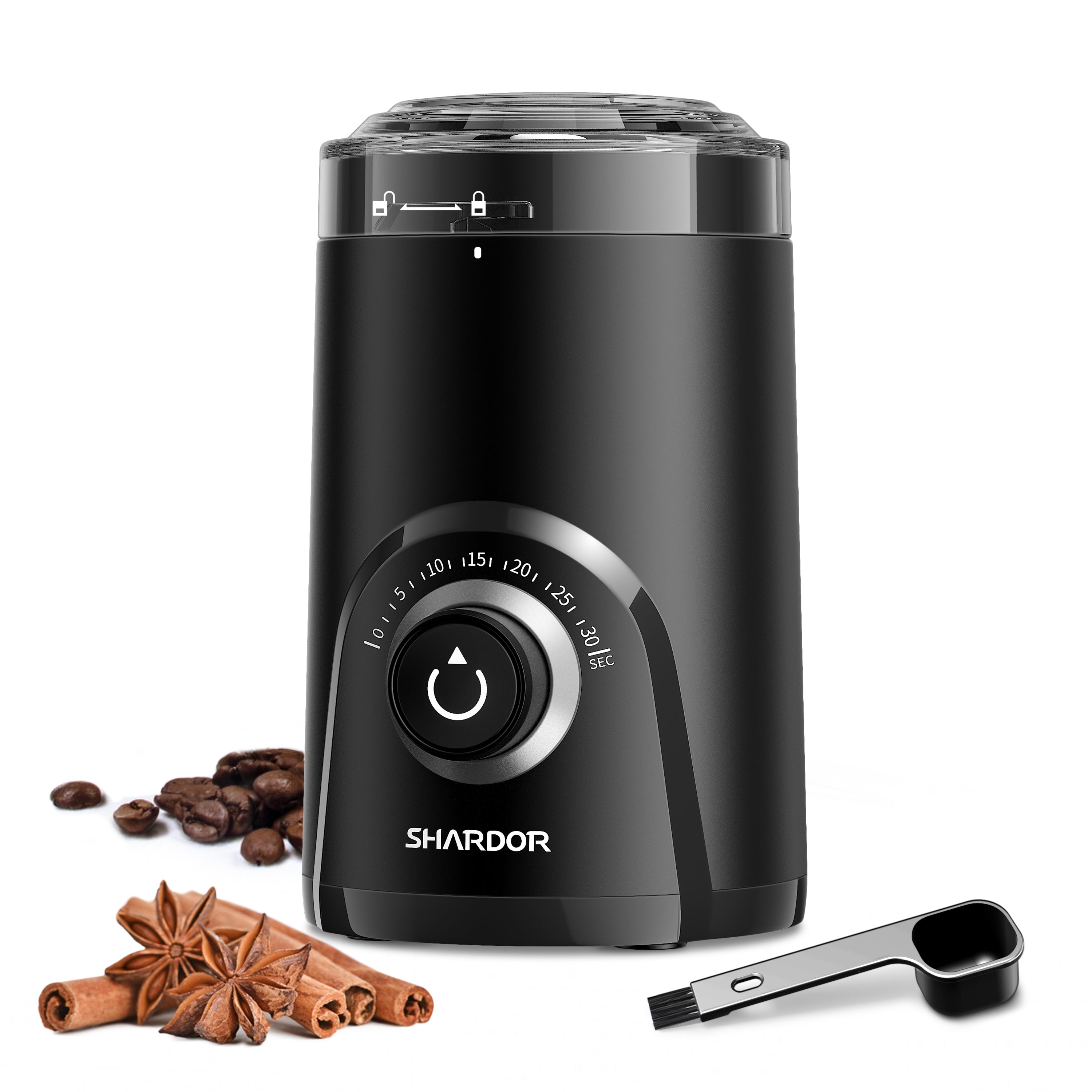 SHARDOR® Coffee Blade Grinder with Super Silent Blade and Compact