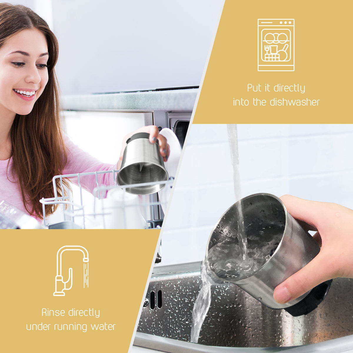 SHARDOR® Coffee Blade Grinder with Manual pressing Black 2 Cup