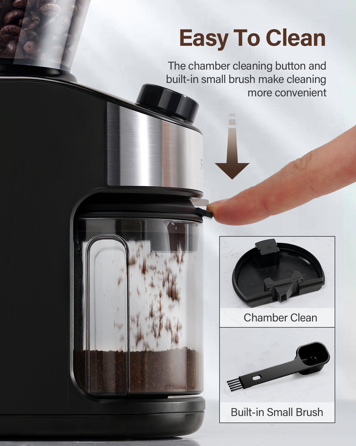 SHARDOR® Coffee Burr Grinder with 32 Precision Grind Settings