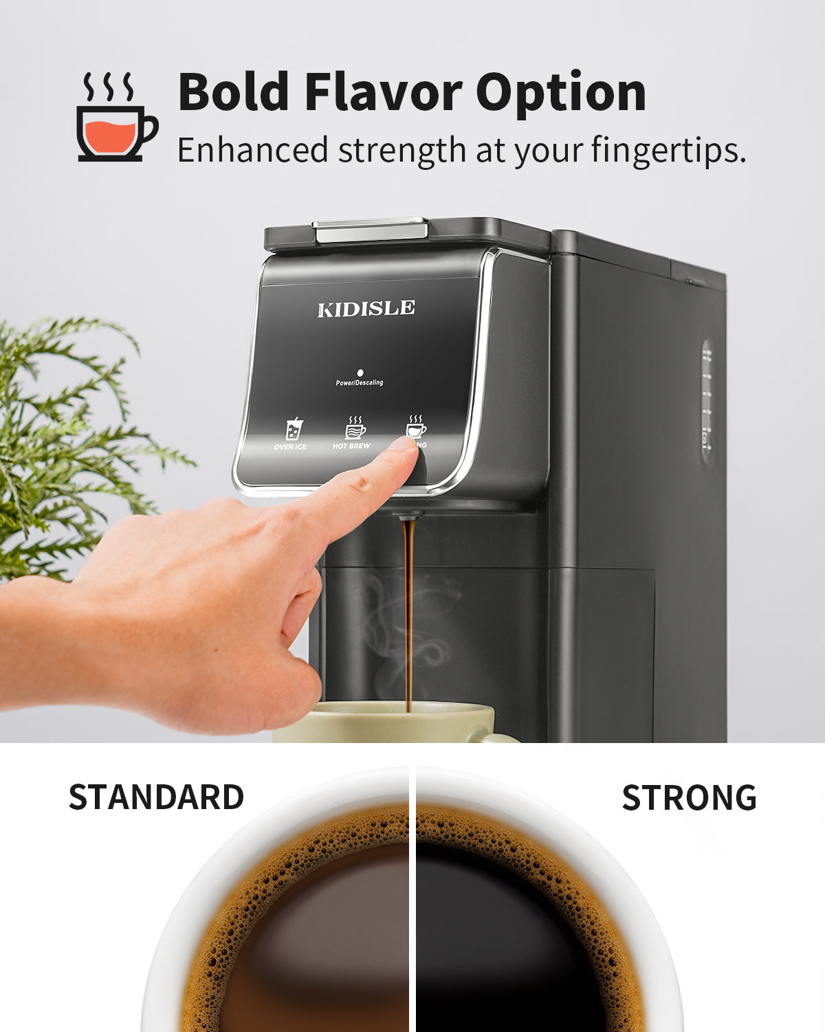 SHARDOR® 2-in-1 Brewing Flexibility Gray