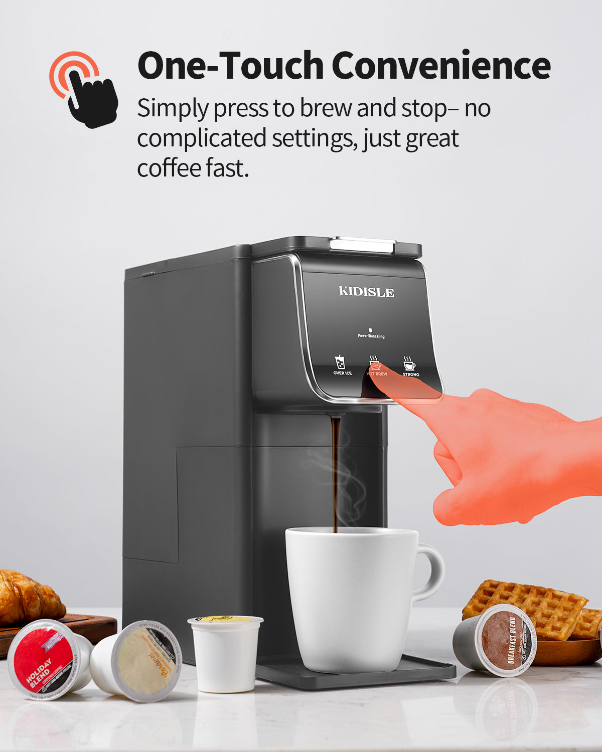 SHARDOR® 2-in-1 Brewing Flexibility Gray
