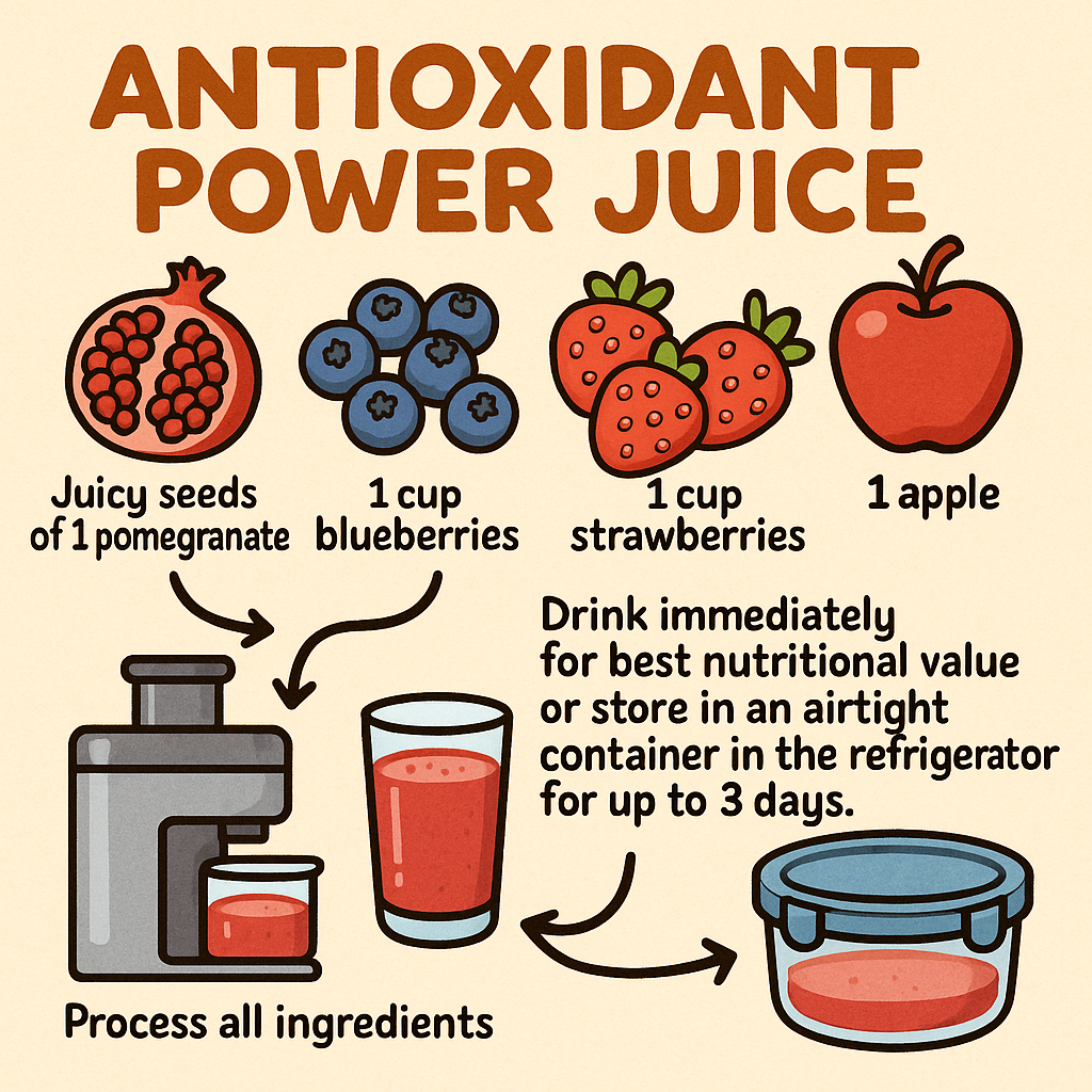 Antioxidant Power Juice: A Nutrient-Rich Guide for Health Enthusiasts
