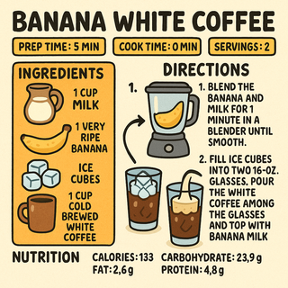 BANANA WHITE COFFEE