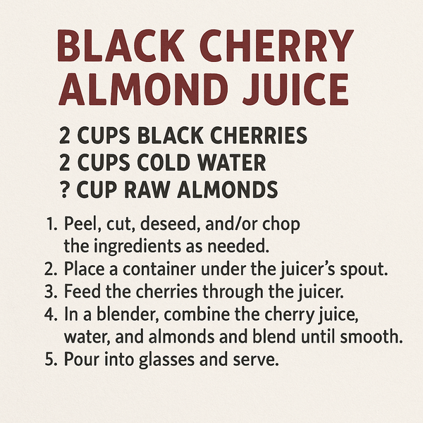 Black Cherry Almond Juice