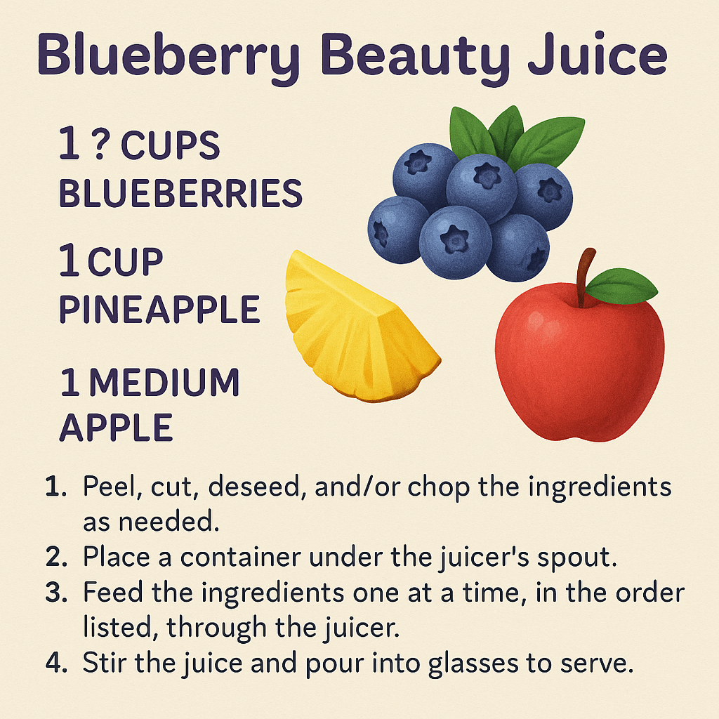  Blueberry Beauty Juice 