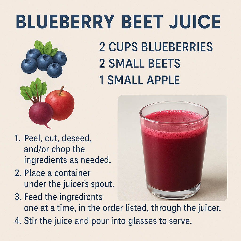  Blueberry Beet Juice