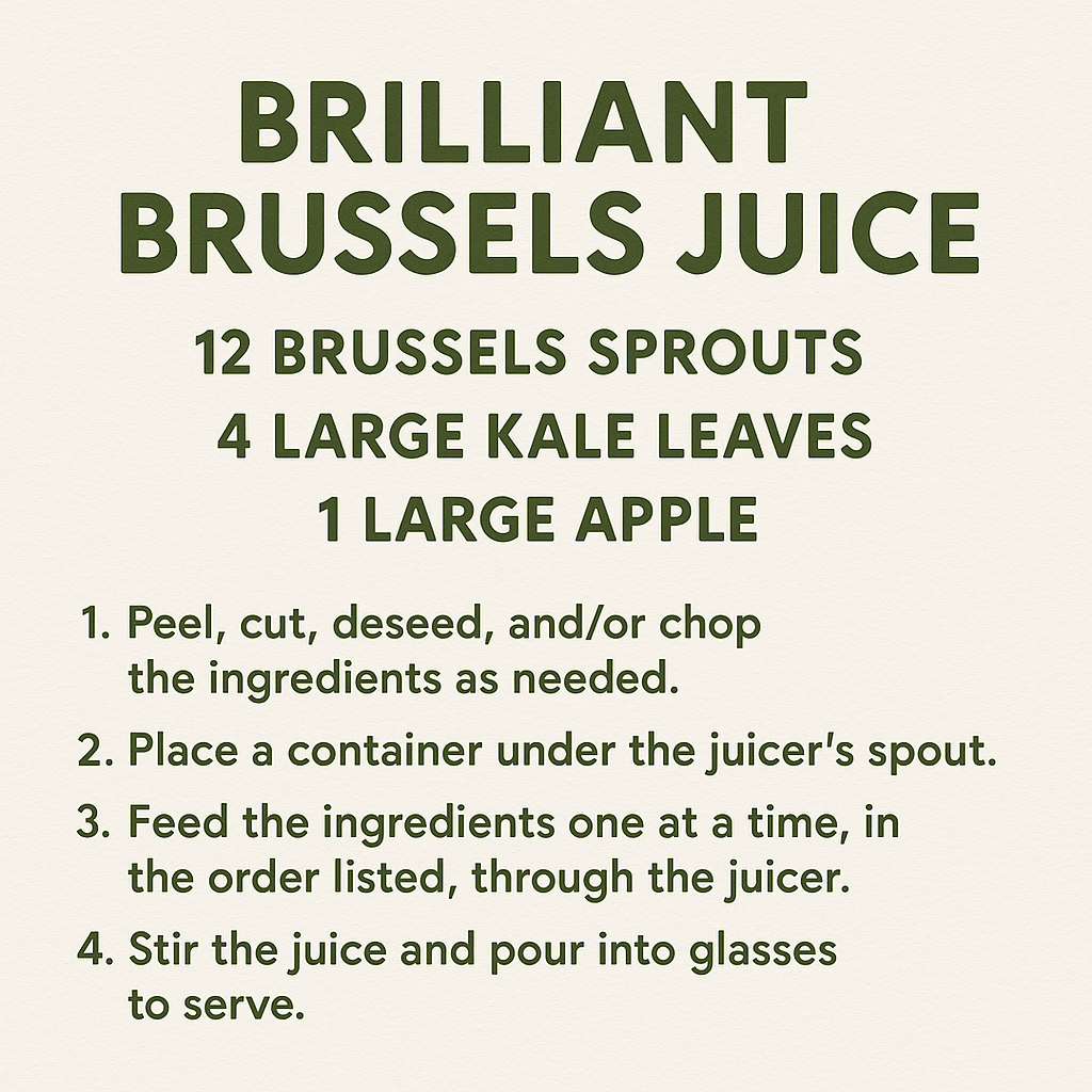 Brilliant Brussels Juice