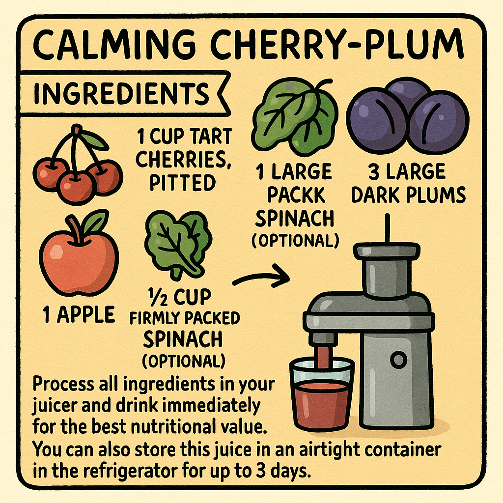 Calming Cherry-Plum Juice