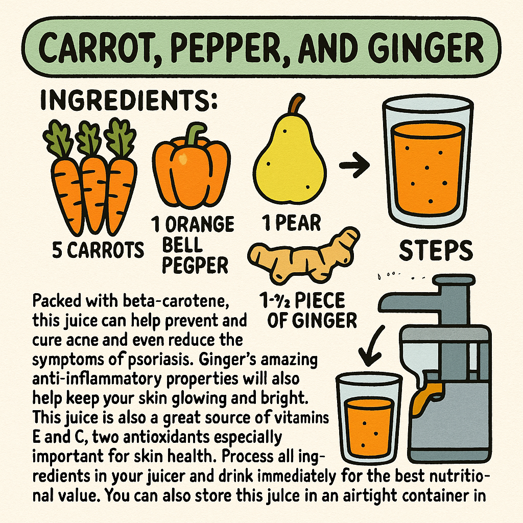 Carrot, Pepper, and Ginger Juice