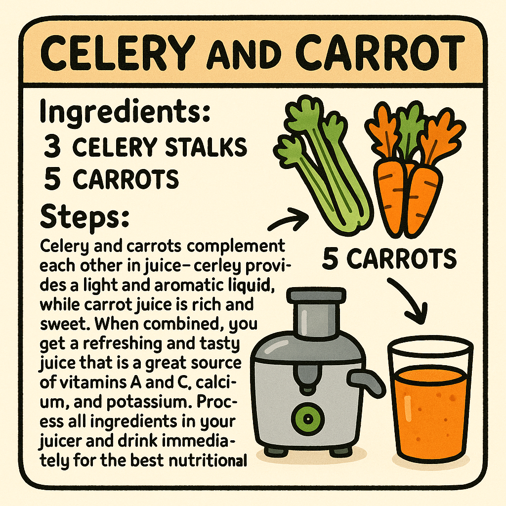 Celery and Carrot Juice