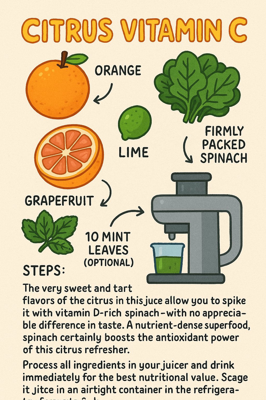 Citrus Vitamin C Juice