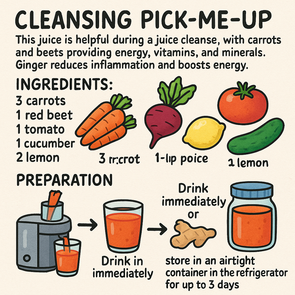 CLEANSING PICK-ME-UP: The Ultimate Home Juice for Energy and Wellness