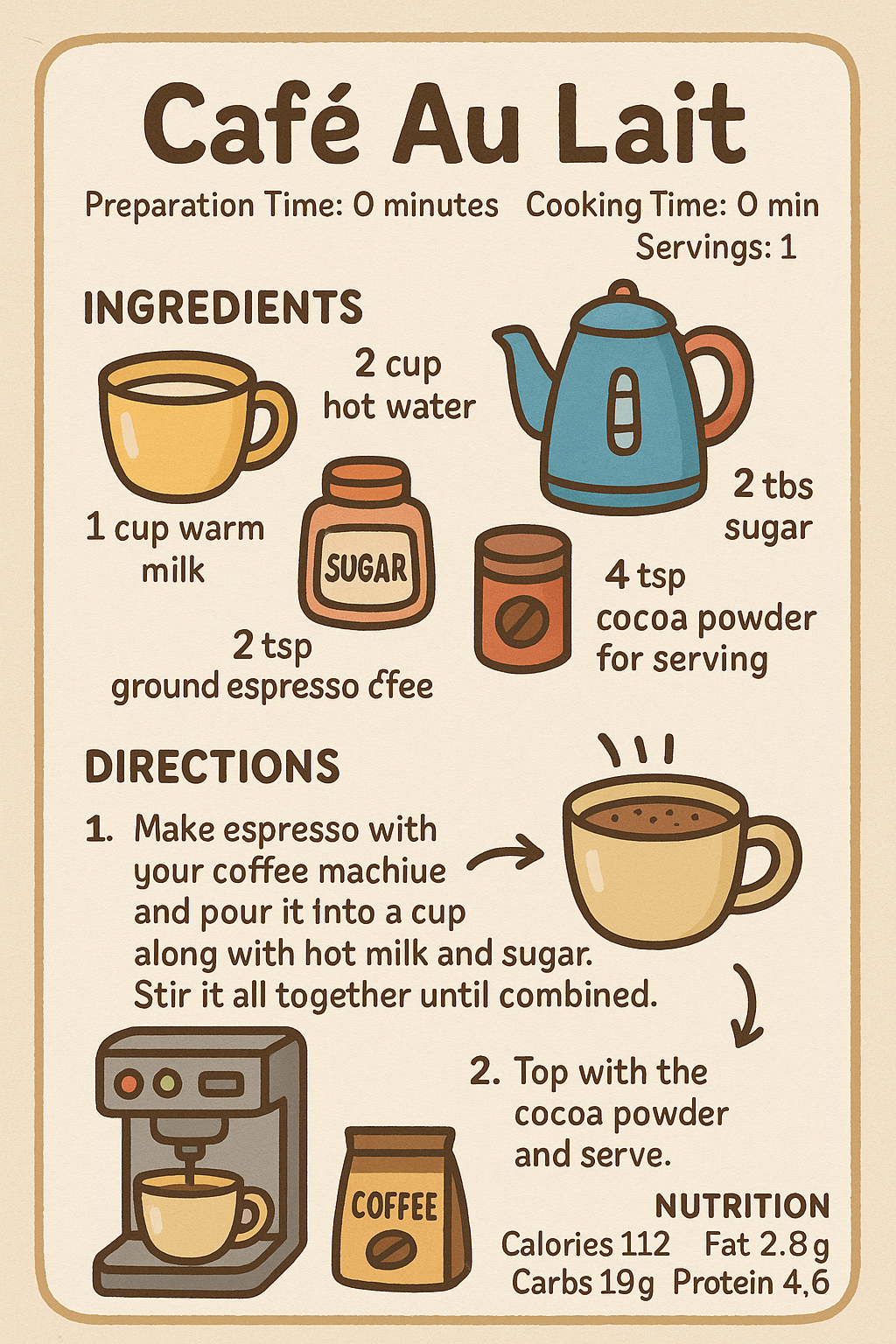  Café Au Lait
